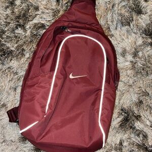 Nike Maroon Sling Bag